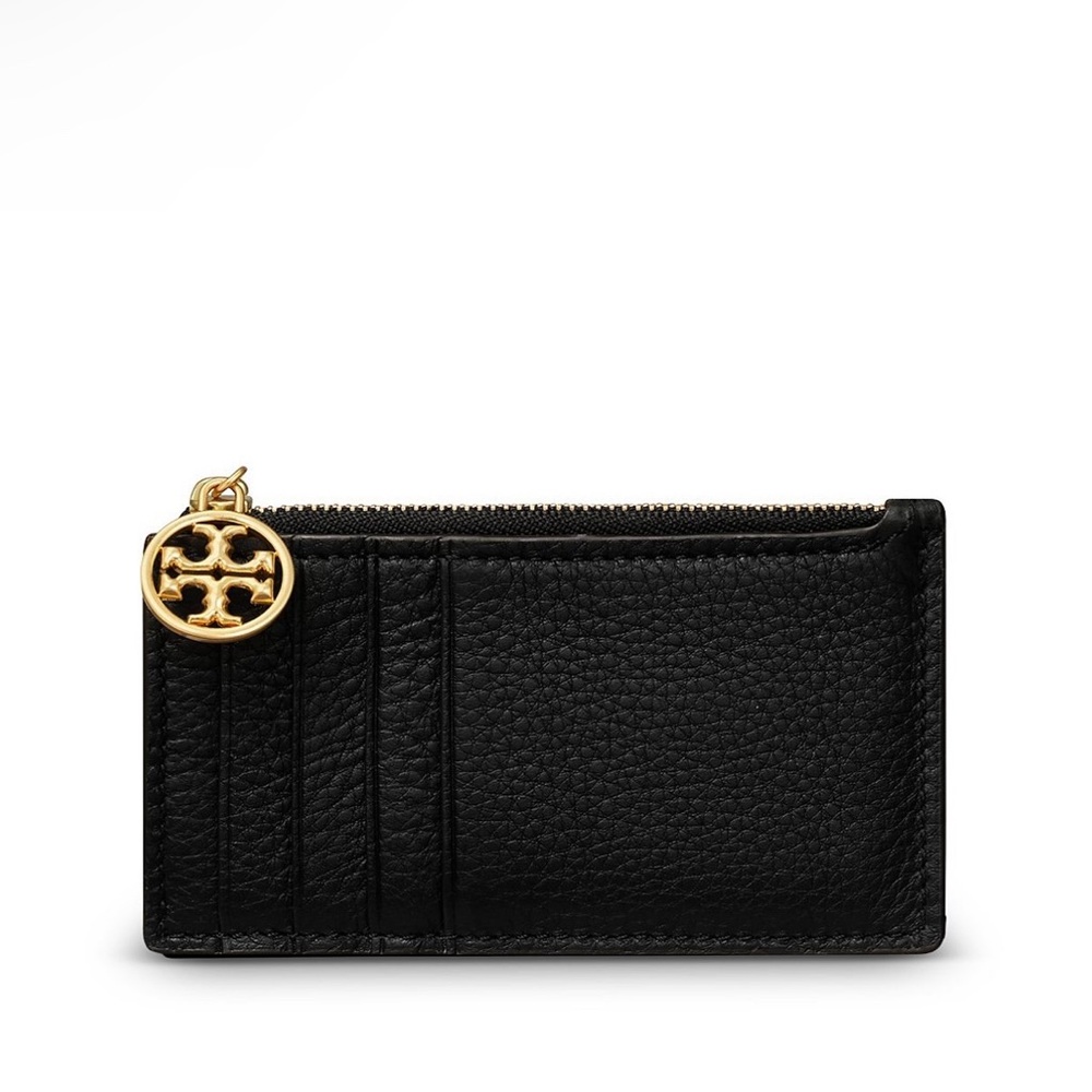 Tory Burch Miller Zippered Leather Card Case